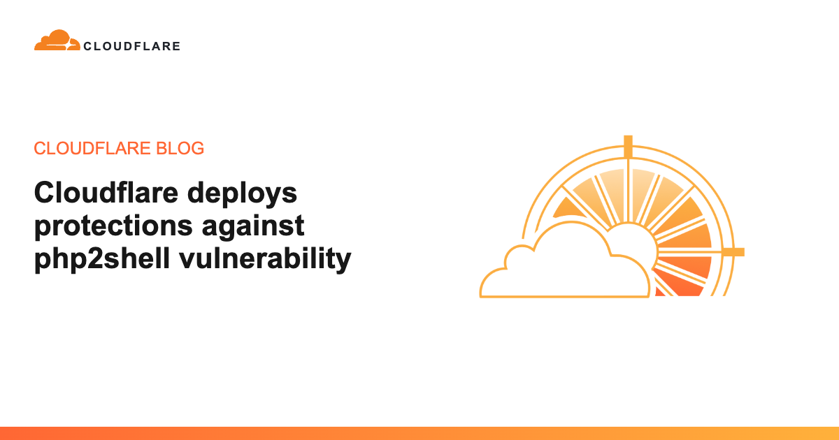 Cloudflare deploys protections against php2shell vulnerability