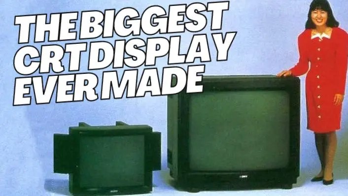 The biggest CRT ever made: Sony's PVM-4300