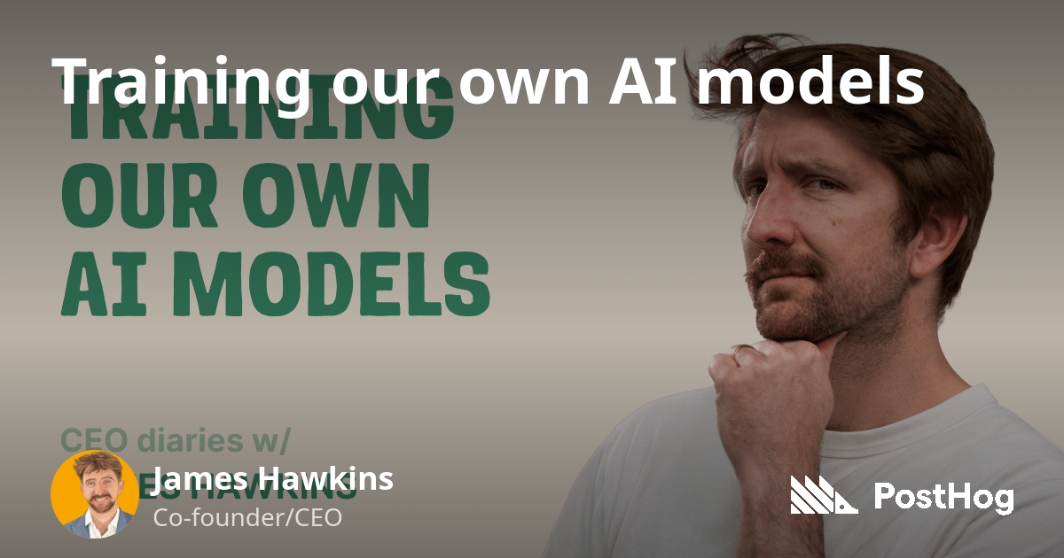PostHog will train AI models with your data (opted-in by default)
